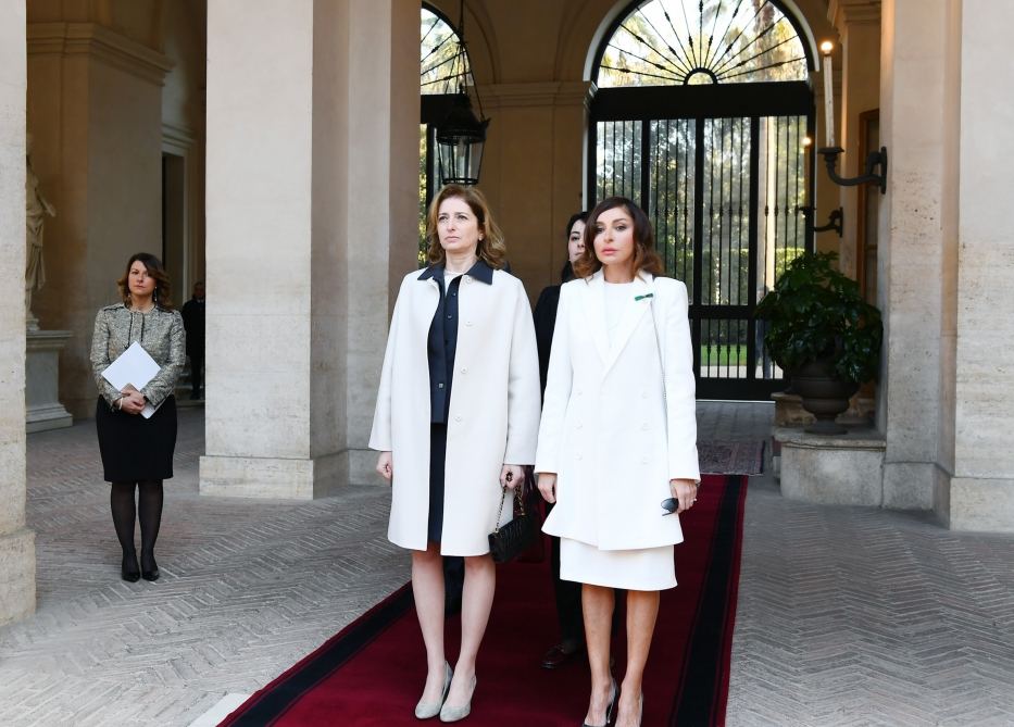 Official welcome ceremony held for Azerbaijani president in Rome (PHOTO/VIDEO)