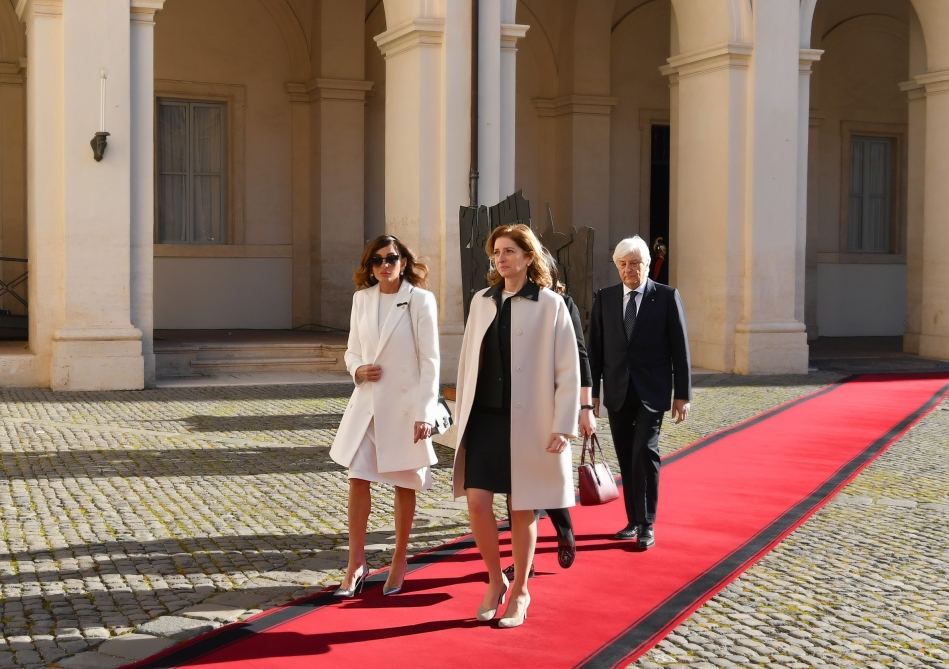 Official welcome ceremony held for Azerbaijani president in Rome (PHOTO/VIDEO)