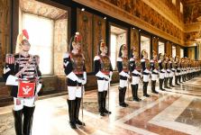 Official seeing-off ceremony held for President Ilham Aliyev in Rome (PHOTO)