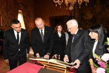 Official seeing-off ceremony held for President Ilham Aliyev in Rome (PHOTO)