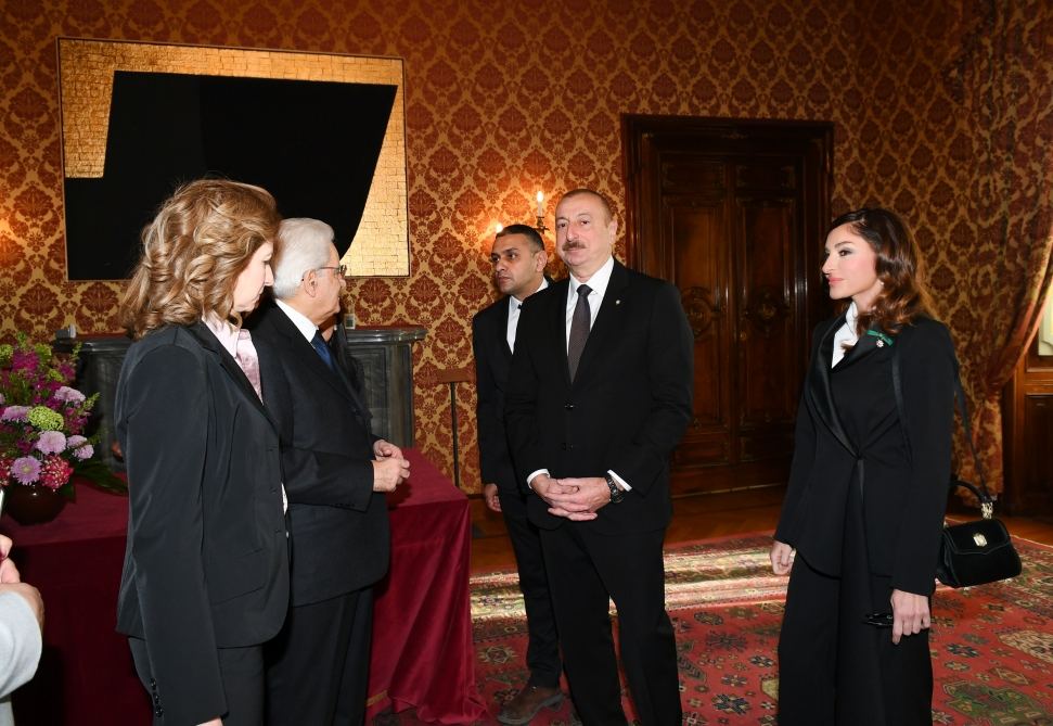 Official seeing-off ceremony held for President Ilham Aliyev in Rome (PHOTO)