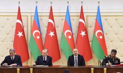 Azerbaijan, Turkey sign bilateral documents (PHOTO)