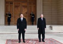 Official welcome ceremony held for Turkish President Recep Tayyip Erdogan in Baku (PHOTO)