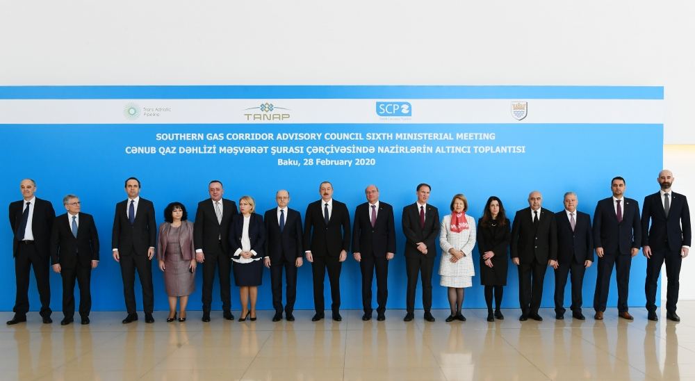 President Ilham Aliyev attends Ministerial Meeting of Southern Gas Corridor Advisory Council (PHOTO)