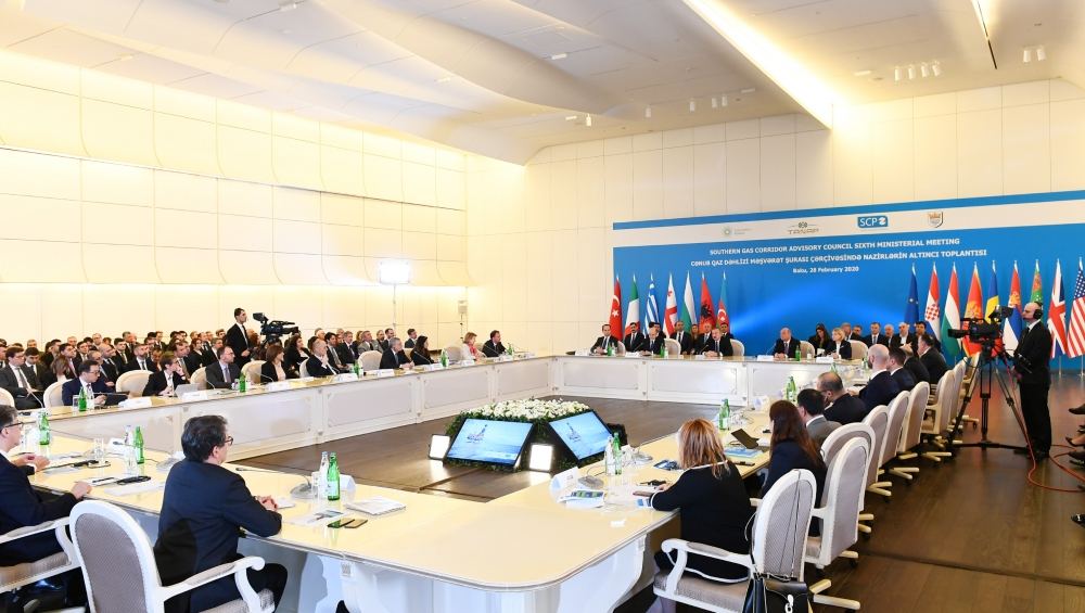 President Ilham Aliyev attends Ministerial Meeting of Southern Gas Corridor Advisory Council (PHOTO)