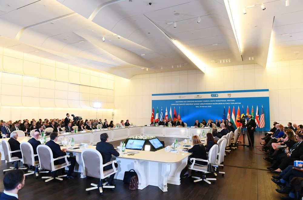 President Ilham Aliyev attends Ministerial Meeting of Southern Gas Corridor Advisory Council (PHOTO)