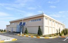 Azerbaijani president attends opening ceremony of Shamkirchay water treatment facility (PHOTO)
