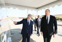 Azerbaijani president inaugurates Gizilhajili-Goranboy-Goran-Rahimli-Veyisli-Gazanbulag-Borsunlu highway (PHOTO)