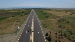 Azerbaijani president inaugurates Gizilhajili-Goranboy-Goran-Rahimli-Veyisli-Gazanbulag-Borsunlu highway (PHOTO)