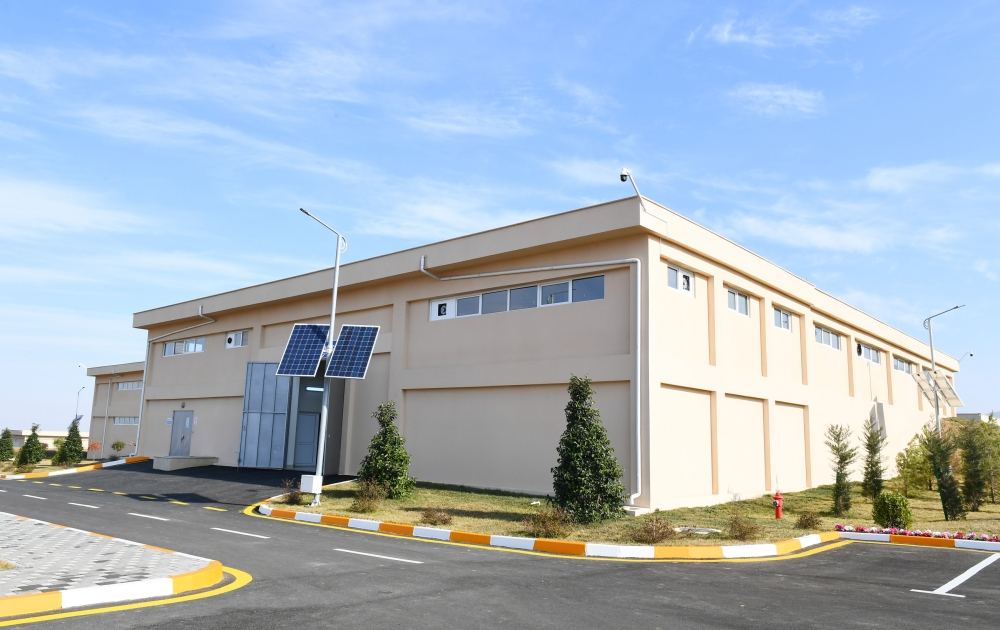 Azerbaijani president attends opening ceremony of Shamkirchay water treatment facility (PHOTO)