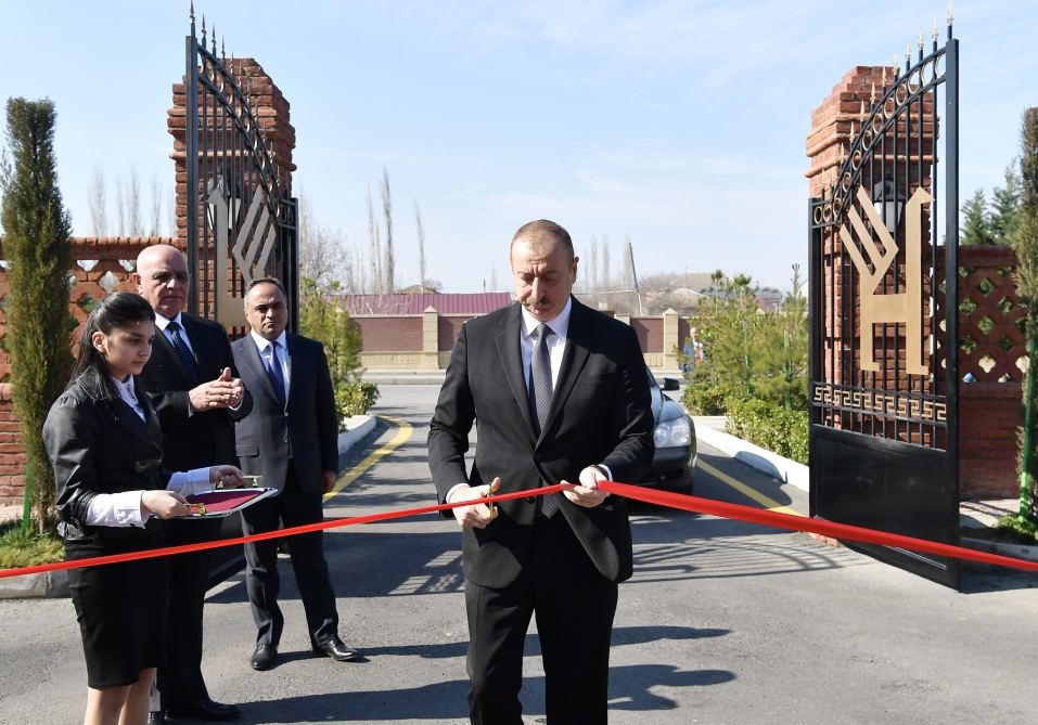 President Ilham Aliyev visited Goranboy branch of “Azerkhalcha” OJSC (PHOTO)