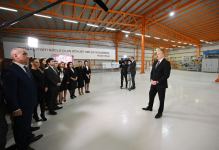President Ilham Aliyev inaugurated lime factory in Gazakh (PHOTO/VIDEO)