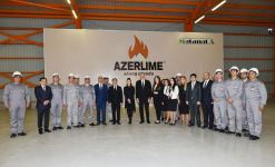 President Ilham Aliyev inaugurated lime factory in Gazakh (PHOTO/VIDEO)