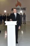 President Ilham Aliyev inaugurated lime factory in Gazakh (PHOTO/VIDEO)