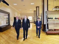 President Ilham Aliyev visited Gazakh branch of “Azerkhalcha” OJSC (PHOTO)