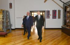 President Ilham Aliyev visited Aghstafa branch of “Azerkhalcha” OJSC (PHOTO)
