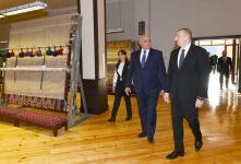 President Ilham Aliyev visited Aghstafa branch of “Azerkhalcha” OJSC (PHOTO)