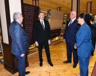 Azerbaijani president visits Tovuz branch of “Azerkhalcha” OJSC (PHOTO)