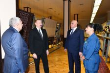 Azerbaijani president visits Tovuz branch of “Azerkhalcha” OJSC (PHOTO)
