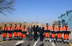 President Ilham Aliyev inaugurated newly renovated Aghstafa-Yenigun-Khatai-Gachag Karam-Poylu-Khilkhina highway (PHOTO)