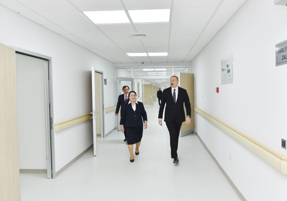 President Ilham Aliyev inaugurated Gazakh District Central Hospital (PHOTO)