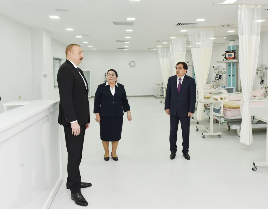 President Ilham Aliyev inaugurated Gazakh District Central Hospital (PHOTO)