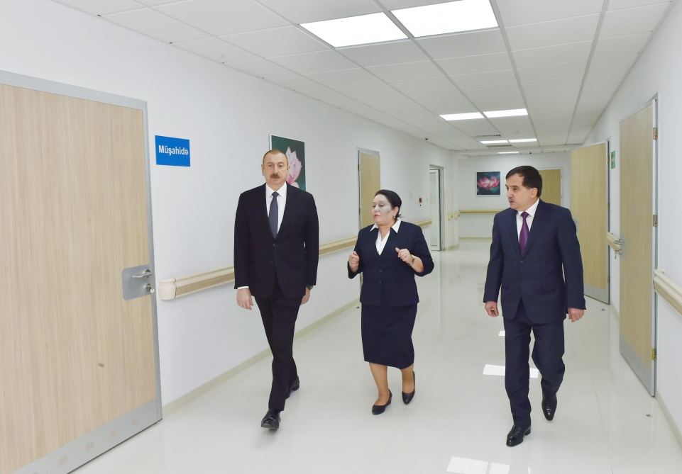 President Ilham Aliyev inaugurated Gazakh District Central Hospital (PHOTO)
