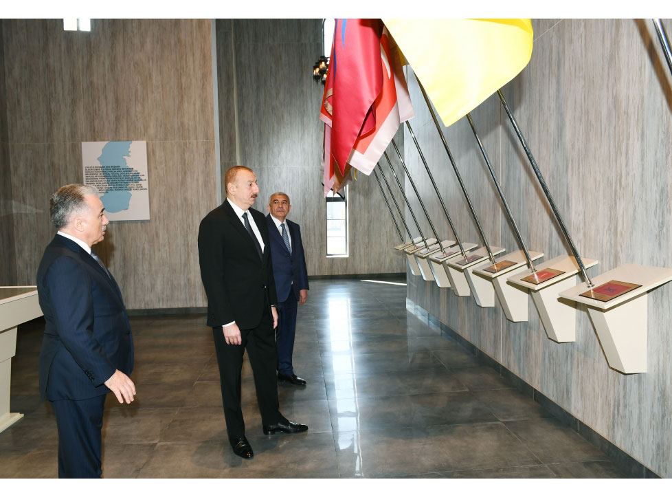 Azerbaijani president inaugurates State Symbols Museum in Tovuz district (PHOTO)