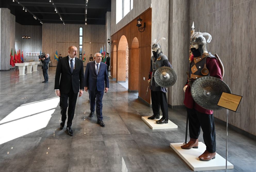 Azerbaijani president inaugurates State Symbols Museum in Tovuz district (PHOTO)