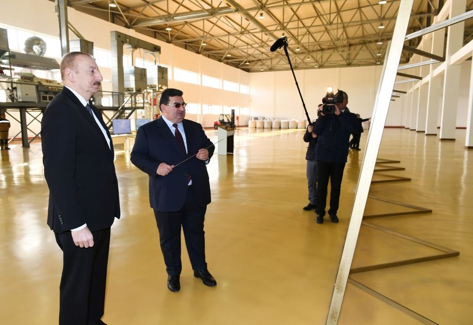 President Ilham Aliyev inaugurated Aghstafa Agro-Industrial Complex (PHOTO/VIDEO)