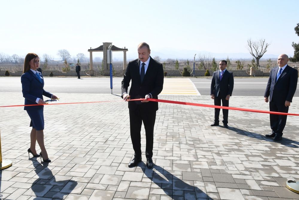 Azerbaijani president opens “ASAN Hayat” complex in Tovuz district (PHOTO)