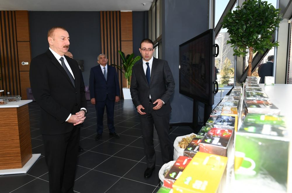 Azerbaijani president opens “ASAN Hayat” complex in Tovuz district (PHOTO)