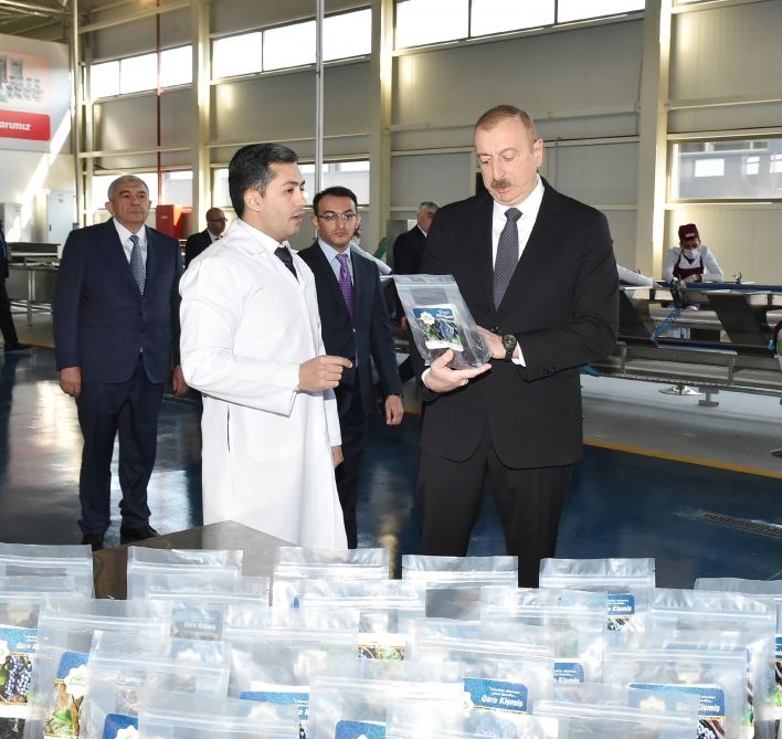 Azerbaijani president opens “ASAN Hayat” complex in Tovuz district (PHOTO)