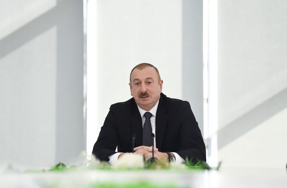 Azerbaijani president opens “ASAN Hayat” complex in Tovuz district (PHOTO)