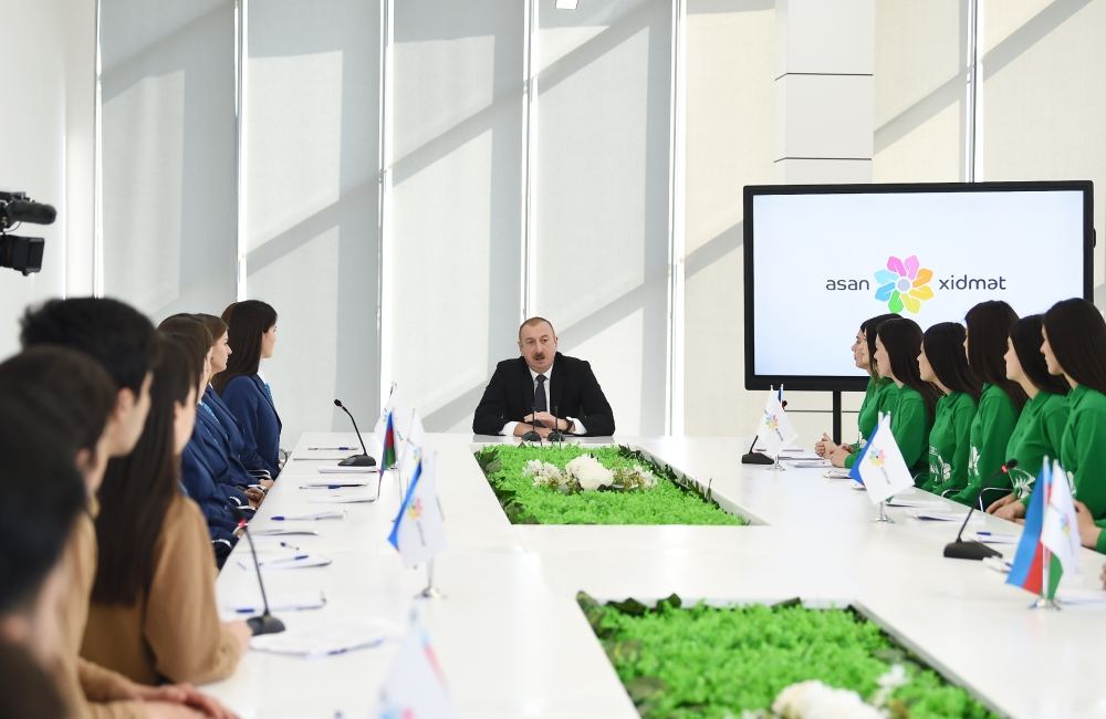Azerbaijani president opens “ASAN Hayat” complex in Tovuz district (PHOTO)