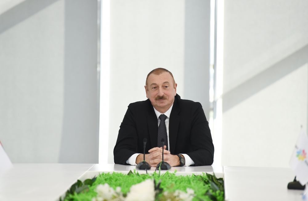 Azerbaijani president opens “ASAN Hayat” complex in Tovuz district (PHOTO)