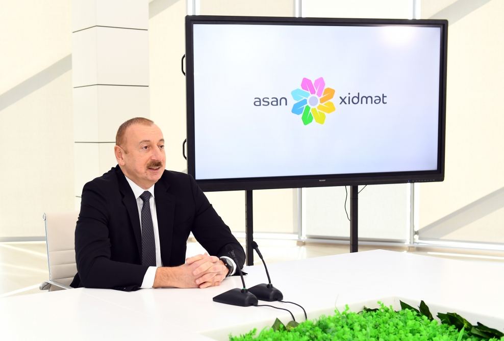 Azerbaijani president opens “ASAN Hayat” complex in Tovuz district (PHOTO)