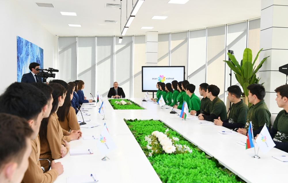 Azerbaijani president opens “ASAN Hayat” complex in Tovuz district (PHOTO)