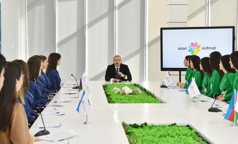 Azerbaijani president opens “ASAN Hayat” complex in Tovuz district (PHOTO)