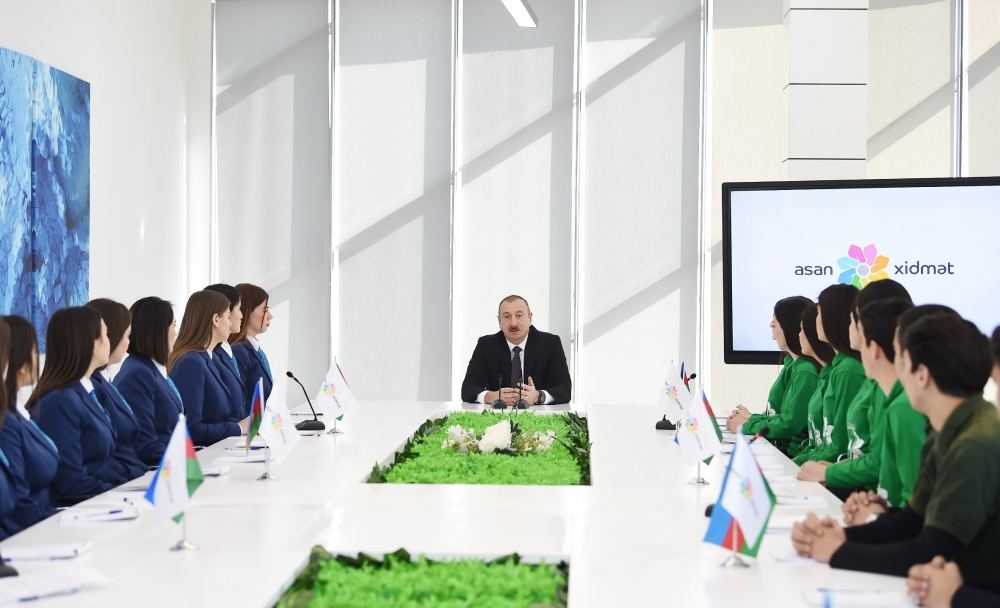 Azerbaijani president opens “ASAN Hayat” complex in Tovuz district (PHOTO)