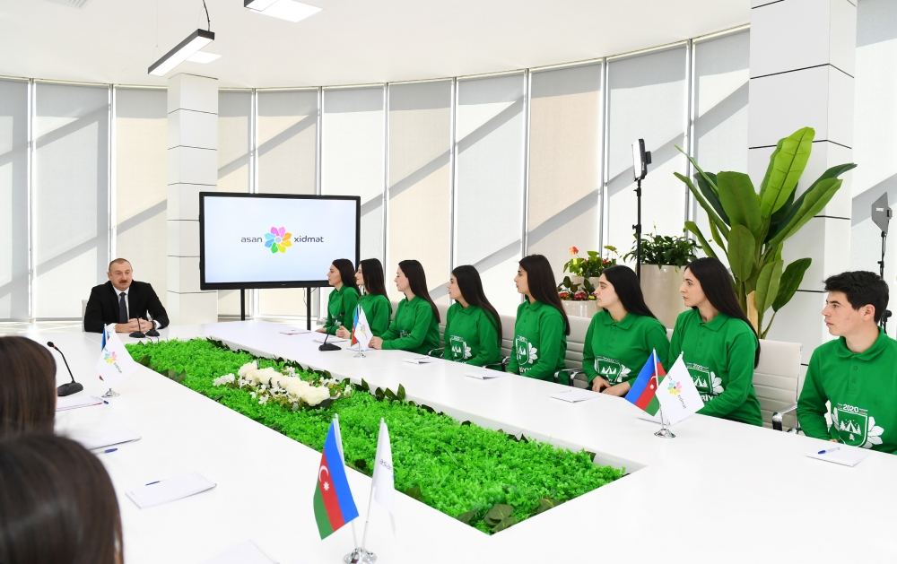 Azerbaijani president opens “ASAN Hayat” complex in Tovuz district (PHOTO)