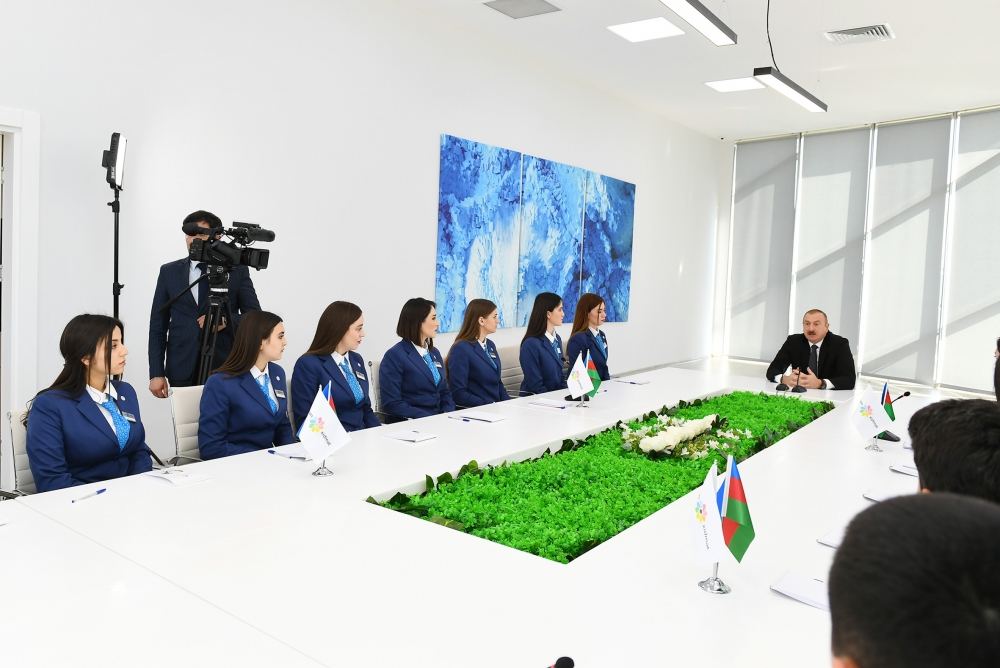 Azerbaijani president opens “ASAN Hayat” complex in Tovuz district (PHOTO)