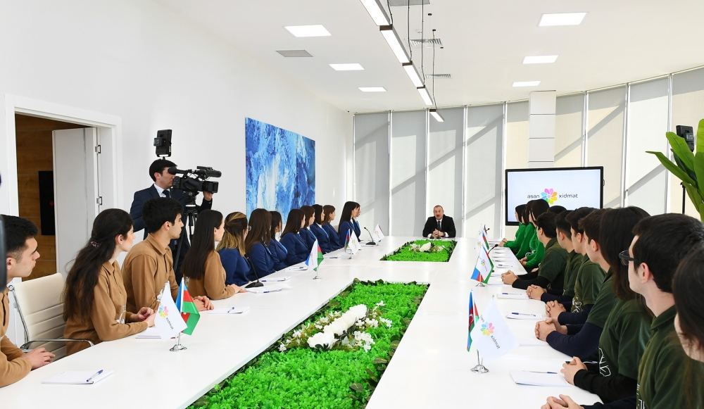 Azerbaijani president opens “ASAN Hayat” complex in Tovuz district (PHOTO)
