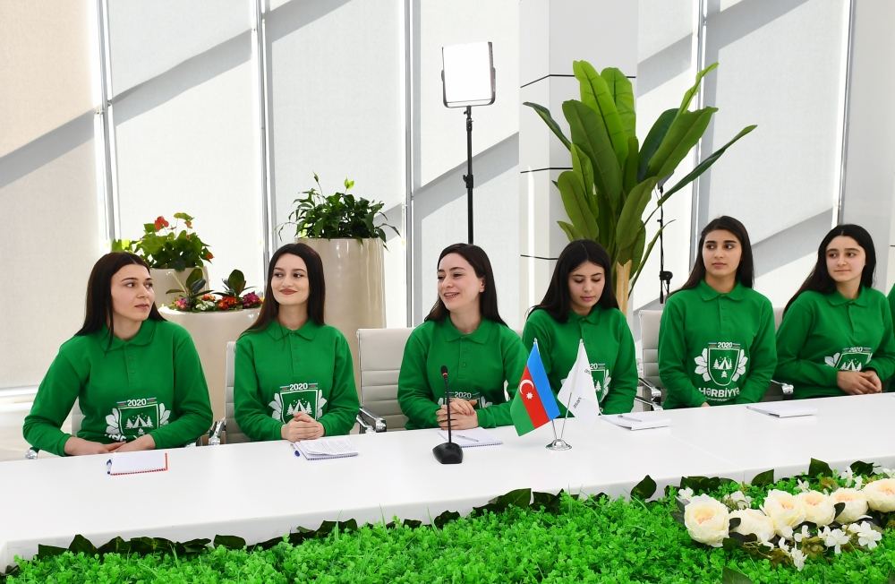 Azerbaijani president opens “ASAN Hayat” complex in Tovuz district (PHOTO)