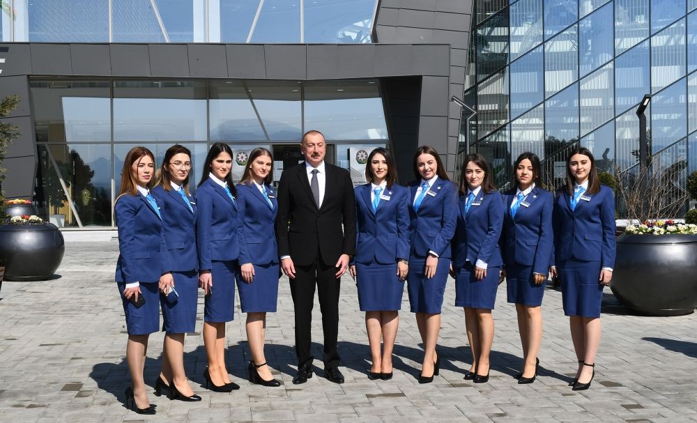 Azerbaijani president opens “ASAN Hayat” complex in Tovuz district (PHOTO)