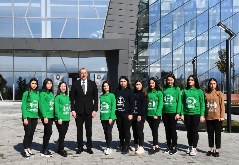 Azerbaijani president opens “ASAN Hayat” complex in Tovuz district (PHOTO)