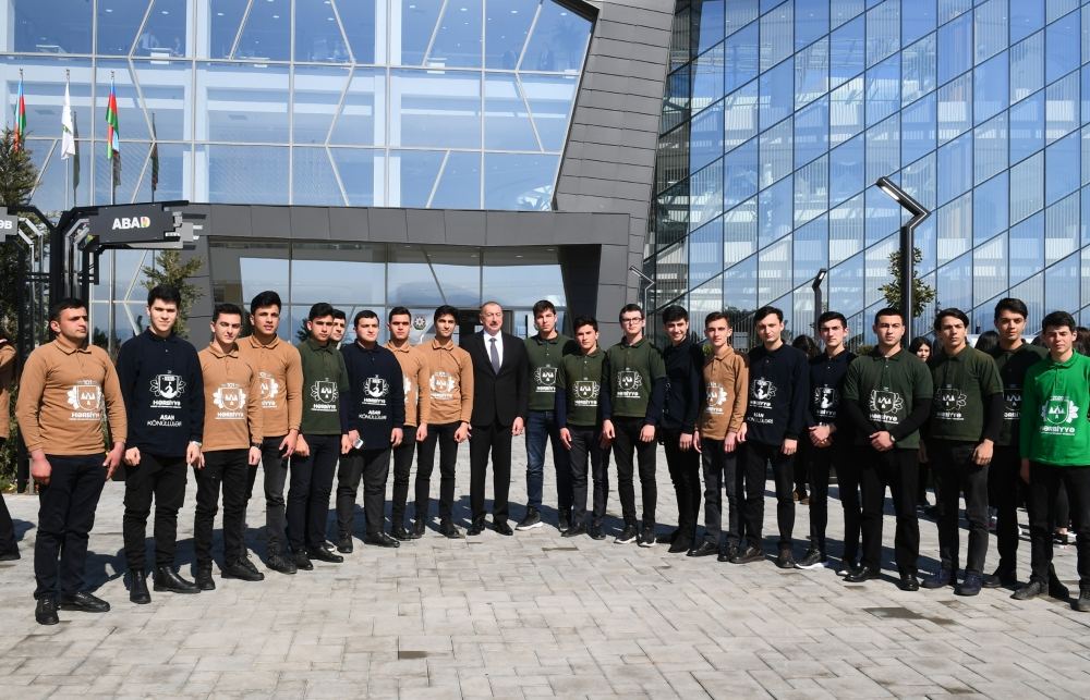 Azerbaijani president opens “ASAN Hayat” complex in Tovuz district (PHOTO)