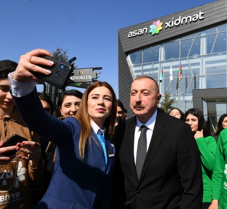 Azerbaijani president opens “ASAN Hayat” complex in Tovuz district (PHOTO)