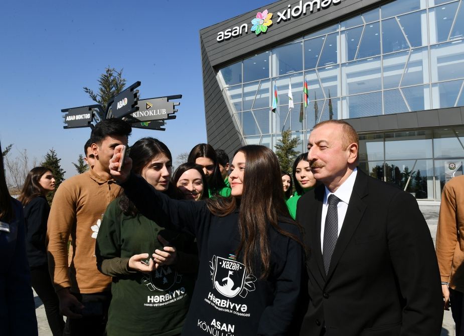 Azerbaijani president opens “ASAN Hayat” complex in Tovuz district (PHOTO)