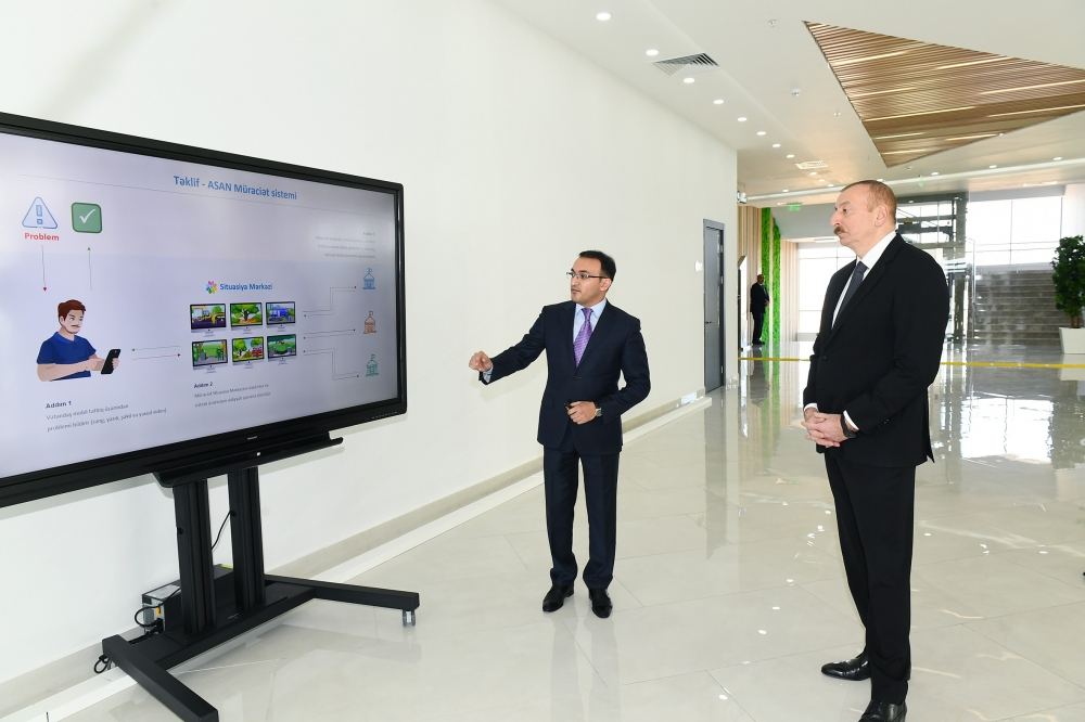 Azerbaijani president opens “ASAN Hayat” complex in Tovuz district (PHOTO)